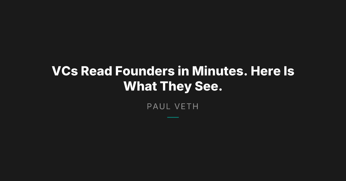 2026 Founder Performance Trends: Identity Beats the Deck