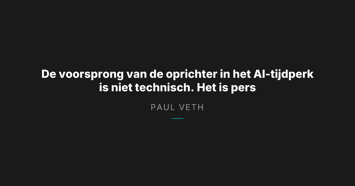 Wat maakt een oprichter werkelijk succesvol in het AI-tijdperk?